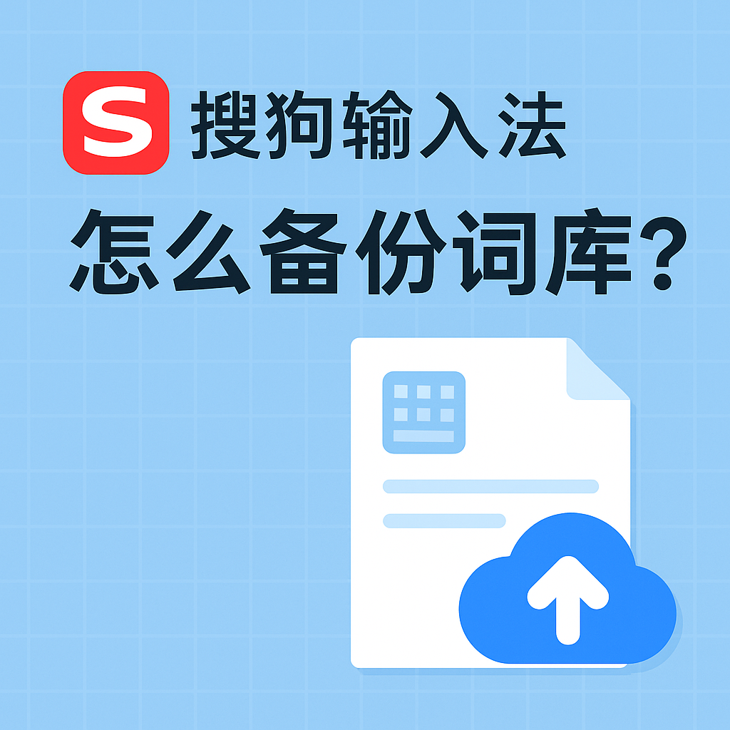多设备词库不同步？搜狗输入法账号修复技巧