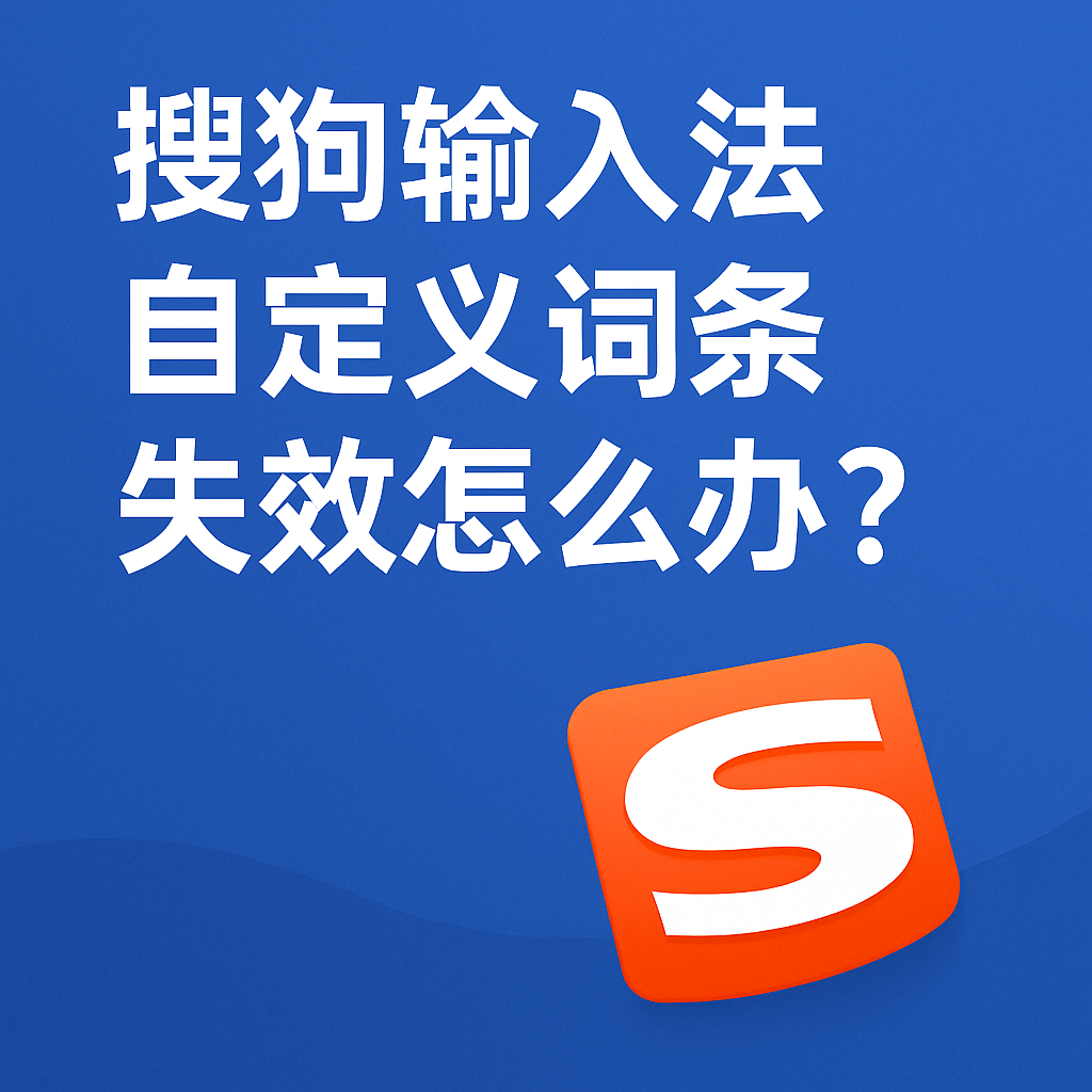 搜狗输入法自定义短语失效？数据恢复完整流程