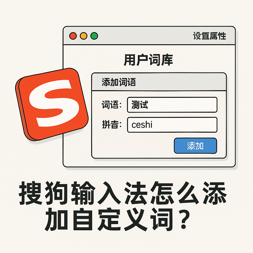 搜狗输入法自定义词不生效？词库同步失败修复